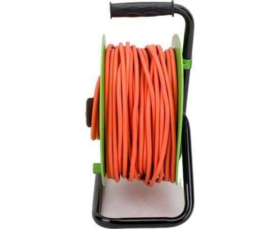 Садовый удлинитель на катушке truEnergy кабель ПВС 2x1,5 мм2 50 м 15508 – изображение 2