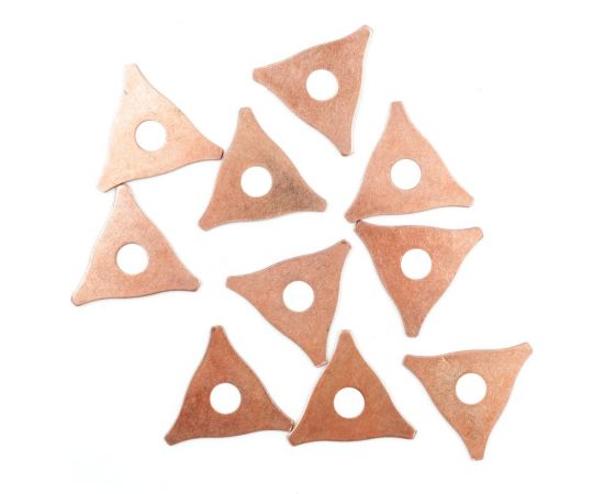 Треугольные приварочные шайбы 50 мм, 10 шт/упаковка WIEDERKRAFT WDK-F015 – изображение 3