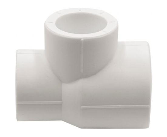 Переходной тройник VRT 32х25х25 EVER plast, белый, Россия 537454 – изображение 5