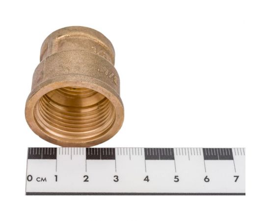 Переходная муфта LD PRIDE 3/4 - 1/2 вн/вн латунь 549732 – изображение 2