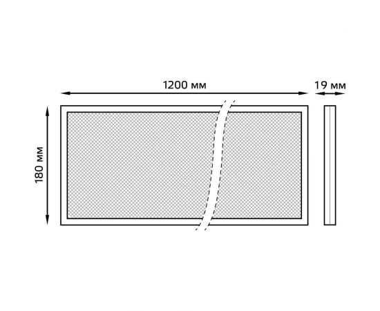 Светодиодный светильник Gauss IP20 1198х180х19 мм 36W 2450lm 4000K 860125236 – изображение 5