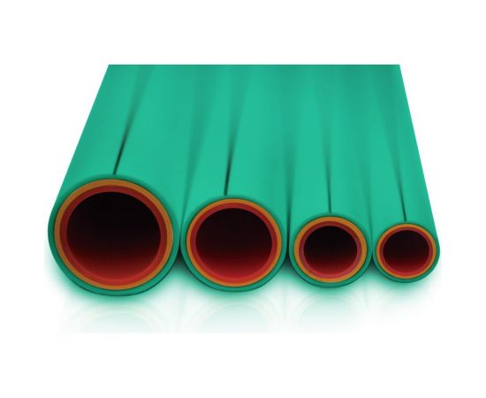 Труба со стекловолокном Blue Ocean PN20/SDR7,4 20x2,8, полипропиленовая, зеленая PPR-Fiber-G-HW G 20 