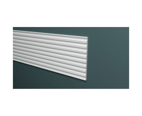 Панель стеновая ""Грани"" ударопрочная, влагостойкая, под покраску Decor-Dizayn 180x10x3000 мм DD908 (3m) 