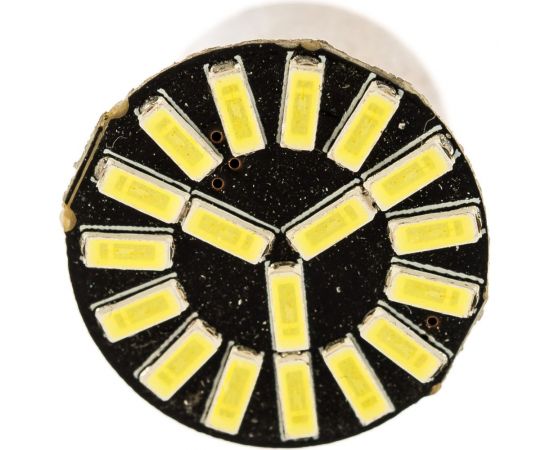 Автолампа диод S25 18 SMD диодов BAY15d 2-контурная белая SKYWAY S08201249 – изображение 2
