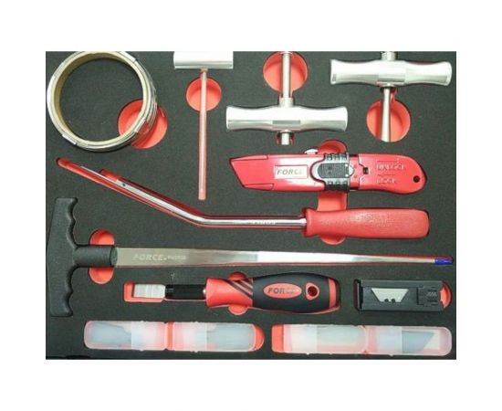 Набор для демонтажа автостекол 13шт FORCE K913M1 – изображение 3