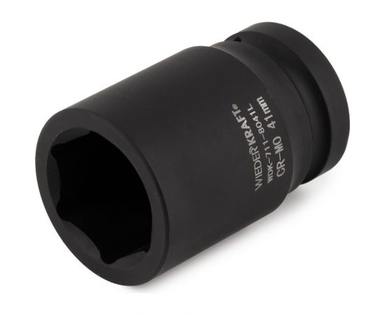 Головка торцевая ударная глубокая 6-гранная (41 мм; 1"") WIEDERKRAFT WDK-711-8041L – изображение 3