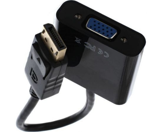 Кабель-переходник Telecom DisplayPort - VGA-F, 0,2m TA552 – изображение 2