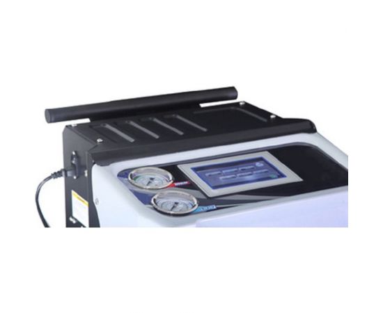 Установка для заправки автомобильных кондиционеров KraftWell с сенсорным дисплеем, автоматическая, фреон R-134a, 120 л/мин., внутр. ёмкость 14.5 л AC1800 – изображение 4