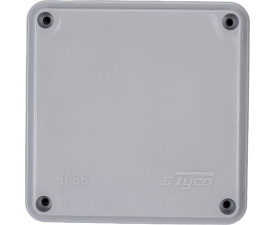 Распределительная двухкомпонентная коробка RUVinil открытой проводки 100x100x50мм, 7 вводов, IP65, серый 67250 – изображение 3