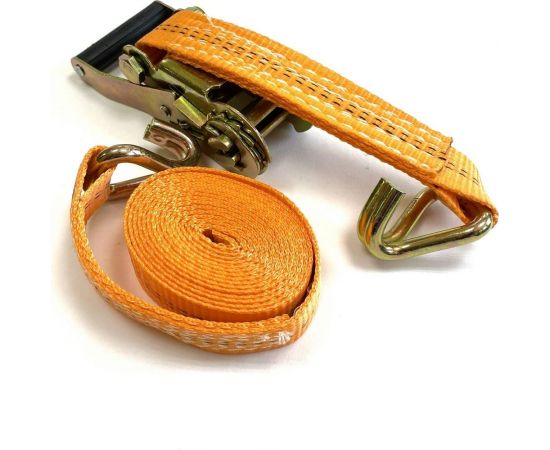 Стяжной ремень с храповиком для крепления груза ТамбовТехСнаб 1.6/3 т, 4 м, 35 мм 7930105412312 – изображение 4