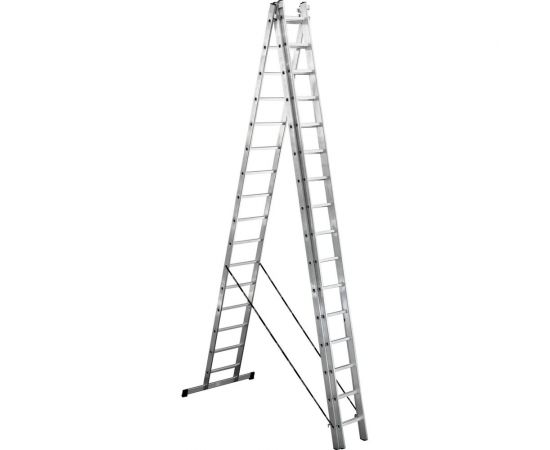 Алюминиевая 3-секционная лестница UFUK 3х16 ступеней 411316 – изображение 6