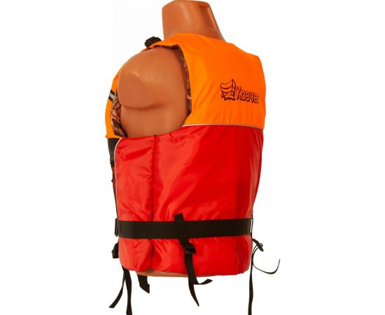 Спасательный жилет КОВЧЕГ Тритон, р. 3XL-4XL/56-58, до 130 кг, оранжево-красный/камуфляж 725301019 – изображение 2