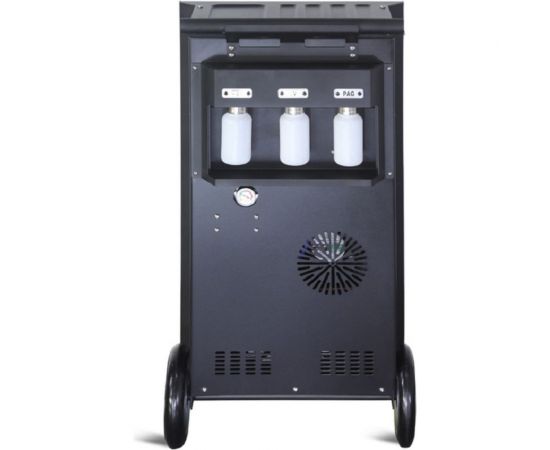 Установка для заправки автомобильных кондиционеров KraftWell с сенсорным дисплеем, автоматическая, фреон R-134a, 120 л/мин., внутр. ёмкость 14.5 л AC1800 – изображение 2