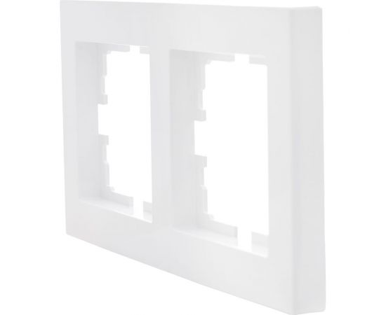 2-ая горизонтальная рамка Lezard VESNA без вставки, белая 742-0200-147 – изображение 3