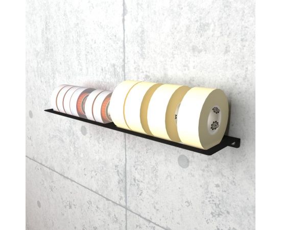 Настенный держатель-органайзер для мотков скотча EMBODIMENT черный EMB-WOPW-L-B – изображение 5