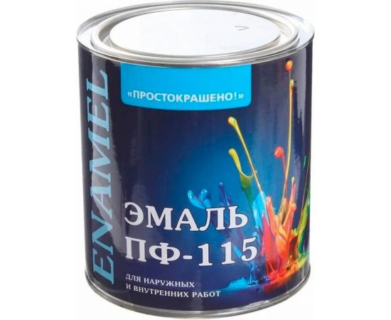 Эмаль Простокрашено! ПФ-115 шоколадная, 2.7 кг 50015 – изображение 2