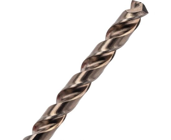 Сверло по металлу Профоснастка 5 мм HSSE M35 Co5%/135 DIN 338 , 10 шт., №1537 30204049 – изображение 3