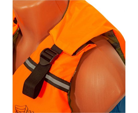 Спасательный жилет КОВЧЕГ Тритон, р. 3XL-4XL/56-58, до 130 кг, оранжево-красный/камуфляж 725301019 – изображение 8