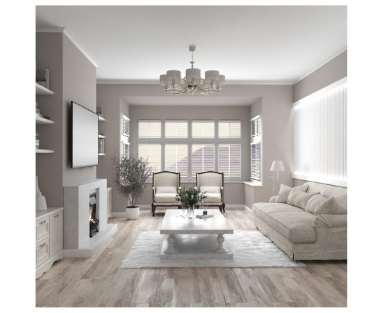 Панель стеновая ""Грани"" ударопрочная, влагостойкая, под покраску Decor-Dizayn 180x10x3000 мм DD908 (3m) – изображение 2