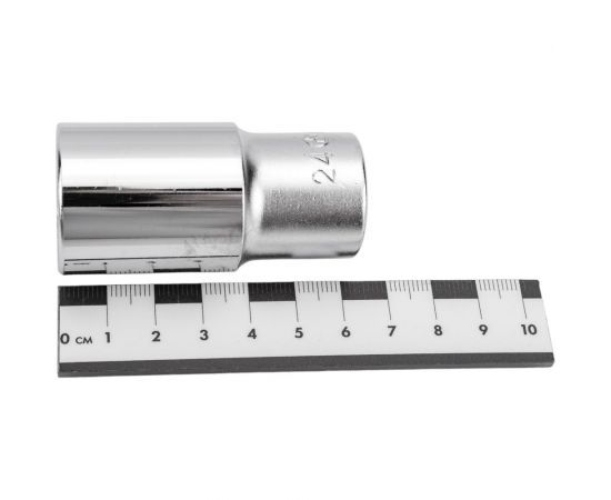 Головка торцевая 6-ти гранная (24 мм; 3/8""; 63 мм) Hans 3300M24 – изображение 3