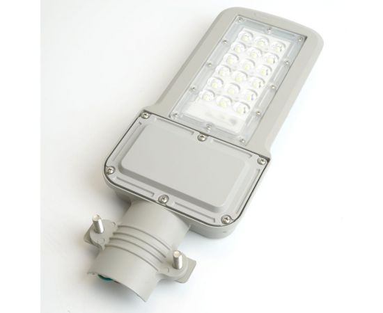 Уличный консольный светодиодный светильник FERON SP3040, 30W, 5000К, 3600Lm, IP65, серый, 41547 – изображение 4