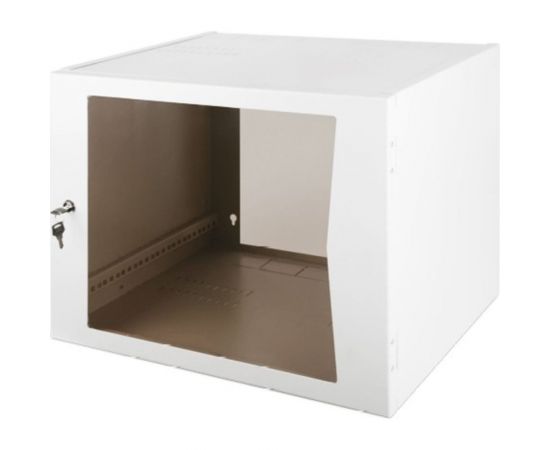 Настенный шкаф КДДС 19" 6U со стеклянной дверцей 00000000047 