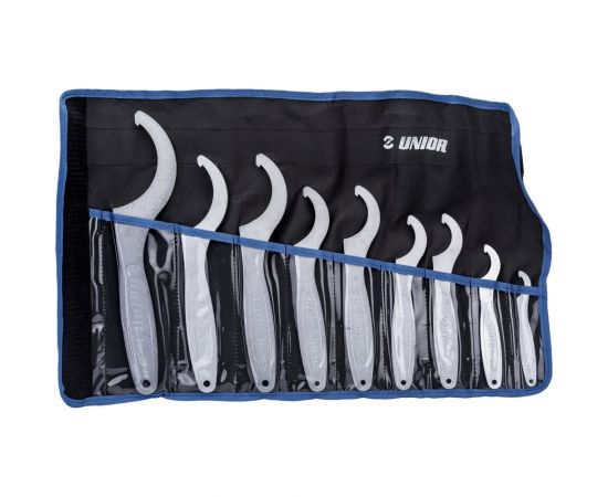 Набор радиусных ключей для гаек с торцевым отверстием Unior 9 предметов в сумке 3838909151564 