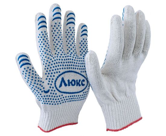 Перчатки х/б с ПВХ ООО Компания САБ Люкс, 10 класс ПЕР10Л02 