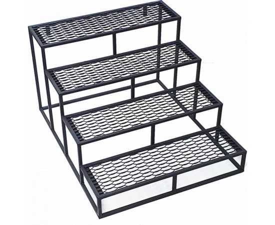 Лестница УЛИЧНЫЕ ЛЕСТНИЦЫ Сота 4 ступени, ширина 120 см SOTA-4-120 