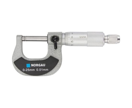Микрометр 0-25mm/0,01mm с поверкой NORGAU 041001025/П – изображение 4