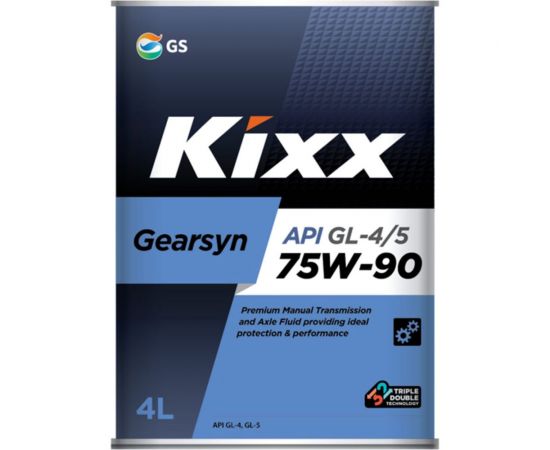 Трансмиссионное масло KIXX Gearsyn GL-4/5, 75W90, синтетическое, 4 л L296344TE1 – изображение 4