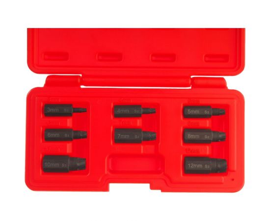 Набор экстракторов 3-12мм в кейсе 8 предметов JTC /1-4453 – изображение 3