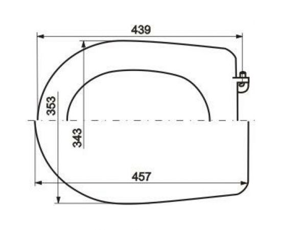Сиденье для унитаза Уклад Элеганс/Универсал/Гессо, СУ 75.01.00 194471 – изображение 3