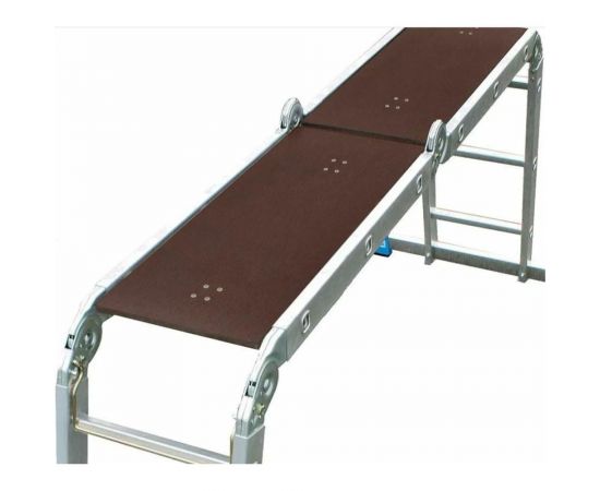 Лестница-стремянка 4x5 трансформер WORKY profi с помостом ARD257727 – изображение 6