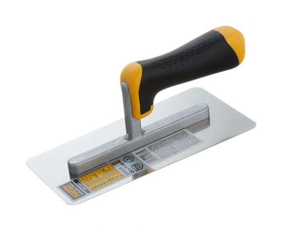 Гладилка HARDY Stucco для венецианской штукатурки, 20х9см серия 28 нержавеющая сталь ручка 2К 0800-342000 – изображение 3