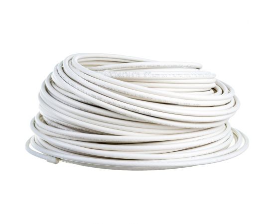 Коаксиальный кабель NETLAN RG-6, одножильный, CCS, PVC, белый, 100м UEC-C2-32123A-WT-1 – изображение 4