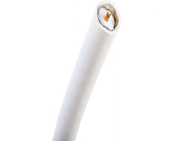 Коаксиальный кабель NETLAN RG-6, одножильный, CCS, PVC, белый, 100м UEC-C2-32123A-WT-1 – изображение 5