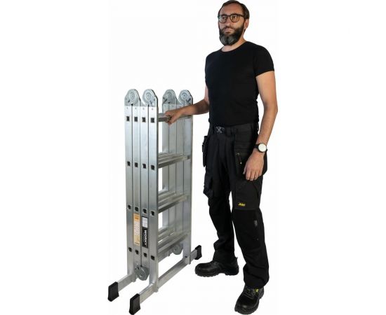 Универсальная лестница-трансформер WORKY 4x4 home с помостом ARD257729 – изображение 8