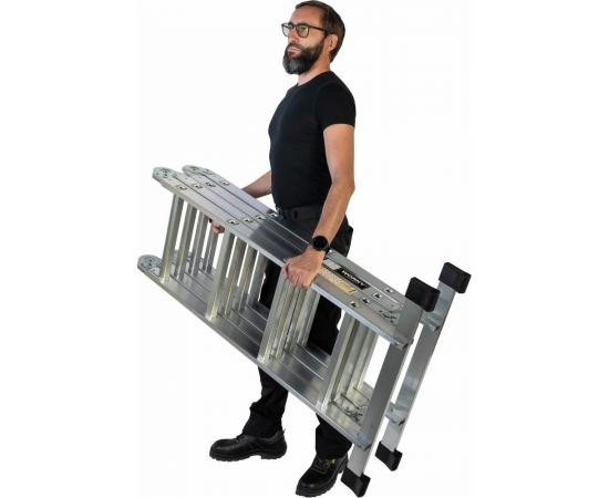 Универсальная лестница-трансформер WORKY 4x4 home с помостом ARD257729 – изображение 5