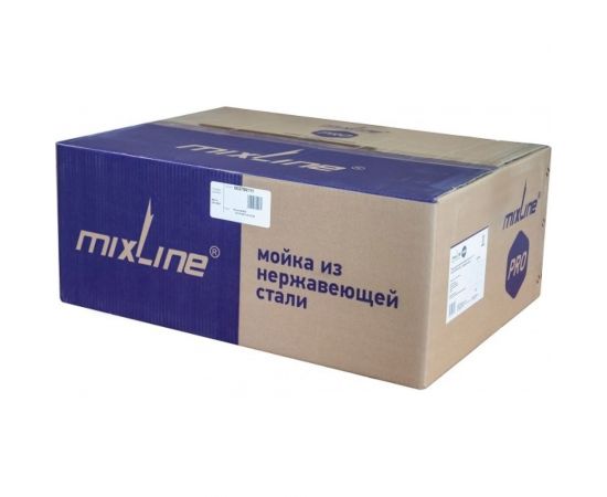 Мойка для подстольного монтажа MIXLINE PRO 45x42х20 см, толщина 3 мм, выпуск 3 1/2, с сифоном, золото 548566 – изображение 6