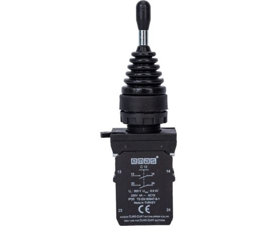 Кнопка-джойстик Emas 4-х позиционный, без фиксации, 250 В AC, 4 А CP707DJ41 