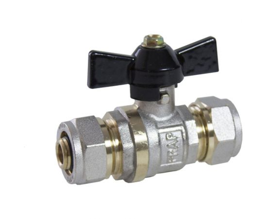 Шаровой кран Frap для металлопластиковой трубы 16x16 ц/ц 531336 