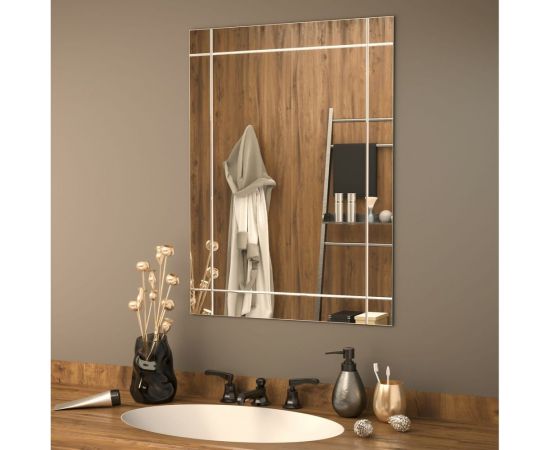 Зеркало MIXLINE "Стронг" 600x800 ШВ гравировка 550032 