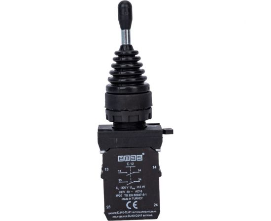 Кнопка-джойстик Emas 4-х позиционный, без фиксации, 250 В AC, 4 А CP707DJ41 – изображение 4