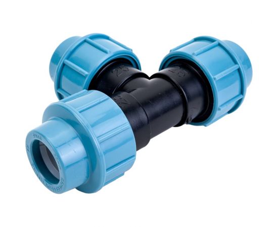 Тройник ПНД компрессионный 25 мм AV Engineering AVE107252525 – изображение 4