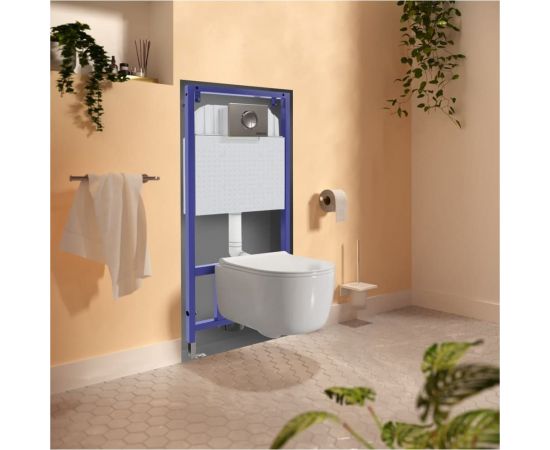 Инсталляция для монтажа подвесного унитазы BERGES NOVUM 525 без кнопки 040000 – изображение 5