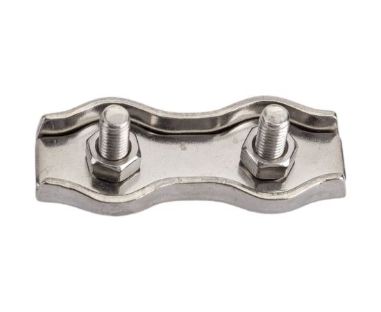 Зажим для троса ЕВРОПАРТНЕР DUPLEX D6 мм, нержав. сталь, 1 шт. G1 8284 – изображение 3