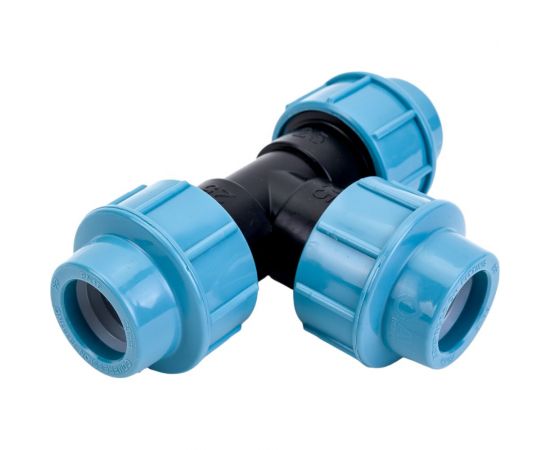 Тройник ПНД компрессионный 25 мм AV Engineering AVE107252525 – изображение 3