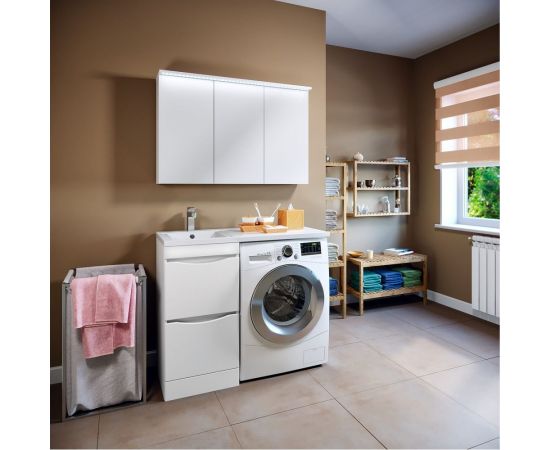 Тумба Runo ОРИОН 45 под умывальник Гамма 105 лайт белый 00-00000145 – изображение 7