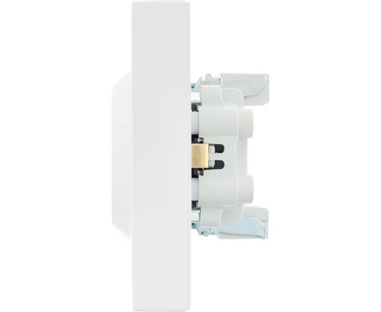 Двойная розетка Lezard VESNA с заземлением, керамика, белая 742-0200-127 – изображение 5